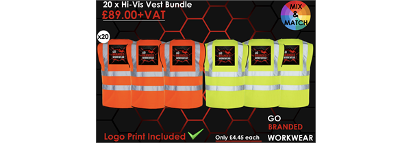 20 x Hi-Vis Vest Bundle 