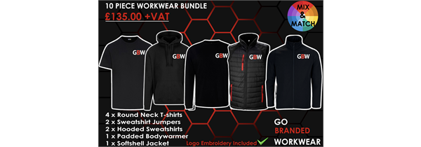 10 Piece Workwear Bundle 