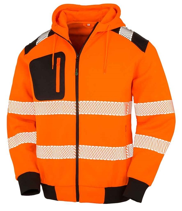 Result Recycled Safety Zip Hoodie