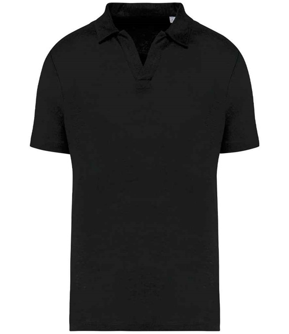 Spasso Linen Polo Shirt