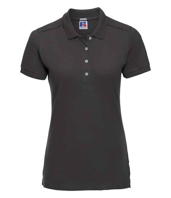 Russell Athletic Ladies Stretch Pique Polo Shirt