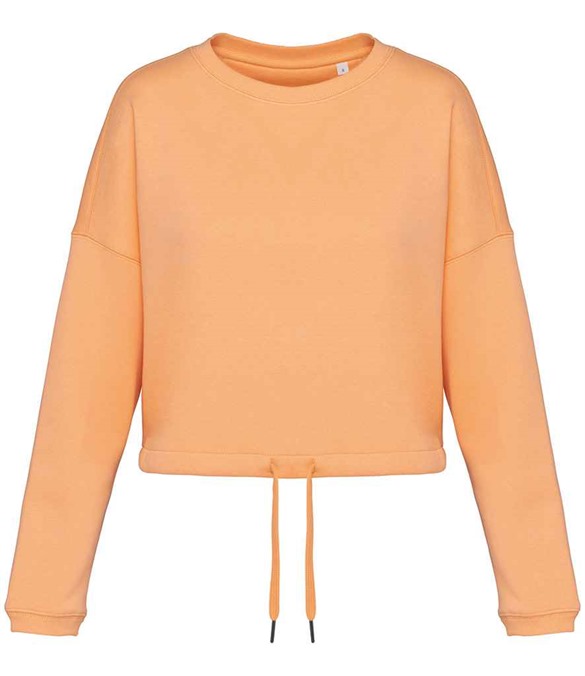 Native Spirit Ladies Oversized Cropped Sweatshirt