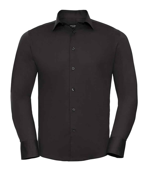 Russell Athletic Collection Long Sleeve Easy Care Fitted Shirt