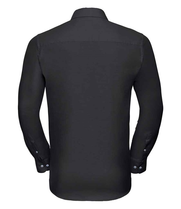 Russell Athletic Collection Long Sleeve Tailored Oxford Shirt