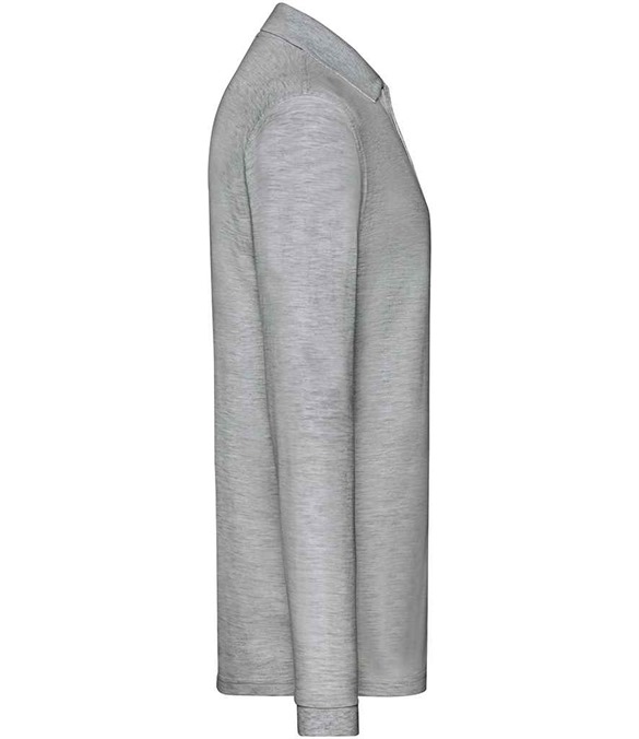 Fruit of the Loom Premium Long Sleeve Cotton Pique Polo Shirt