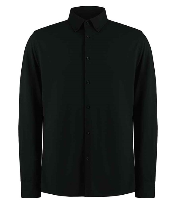 Kustom Kit Long Sleeve Superwash 60?C Pique Shirt