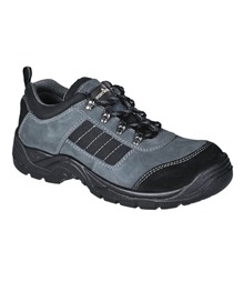 Steel Cow Suede Leather Low Shoe S1P SR