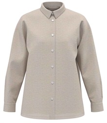 Spasso Ladies Long Sleeve Oversized Linen Shirt